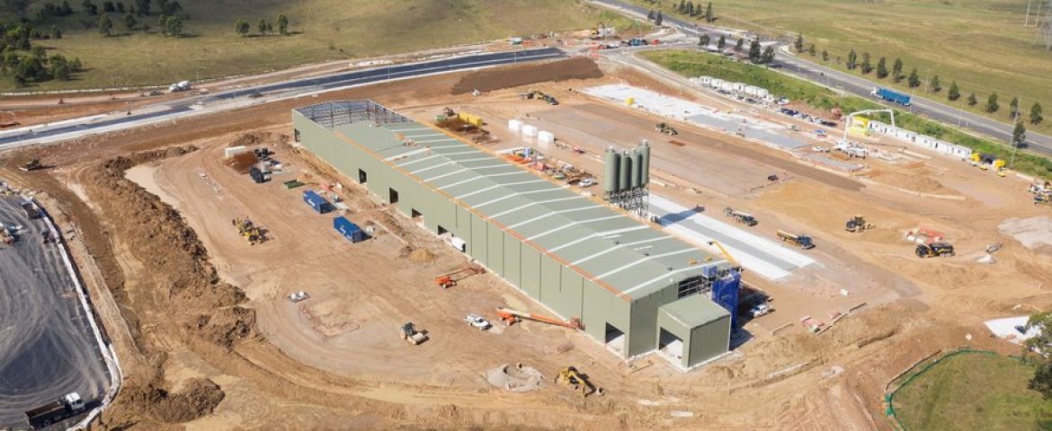 Construction on the next Sydney Metro precast facility is underway at Eastern Creek.