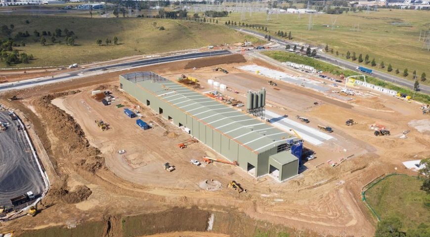 Construction on the next Sydney Metro precast facility is underway at Eastern Creek.