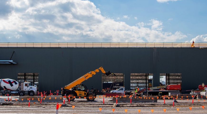 Construction on the next Sydney Metro precast facility is underway at Eastern Creek.